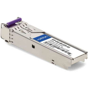 AddOn Alcatel-Lucent Nokia SFP-GIG-BX-D20 Compatible TAA 1000Base-BX SFP Transceiver (SMF, 1490nmTx/1310nmRx, 20km, LC, DOM) - For - 1 (SFP-GIG-BX-D20-AO)