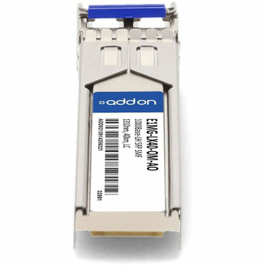 AddOn Brocade (Formerly) E1MG-LX40-OM Compatible TAA Compliant 1000Base-LH SFP Transceiver (SMF, 1310nm, 40km, LC) - For Optical Data (E1MG-LX40-OM-AO)
