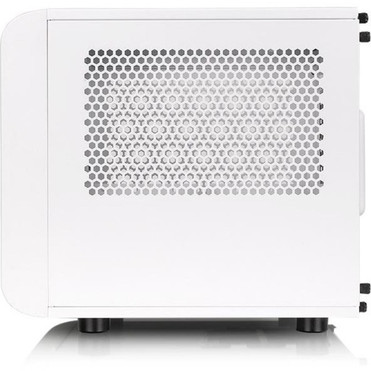 Thermaltake Core V1 Snow Edition Mini ITX Chassis - White - SPCC - 4 x Bay - 0 - Mini ITX Motherboard Supported - 3 x Fan(s) Supported (CA-1B8-00S6WN-01)