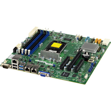 Supermicro X11SSL-F Server Motherboard - Intel C236 Chipset - Socket H4 LGA-1151 - Micro ATX - 64 GB DDR4 SDRAM Maximum RAM - DIMM, - (MBD-X11SSM-F-O)