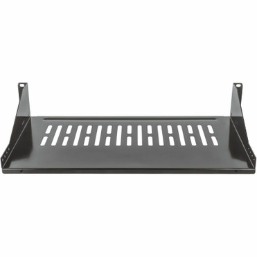 Intellinet 19" Cantilever Shelf, 2U, 2-Point Front Mount, 250mm Depth, Black - For Server - 2U Rack Height x 19" (482.60 mm) Rack - - (712507)