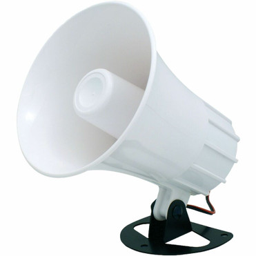 Speco Weatherproof Alarm Sirens - 12 V DC - 115 dB - Audible - White (Fleet Network)