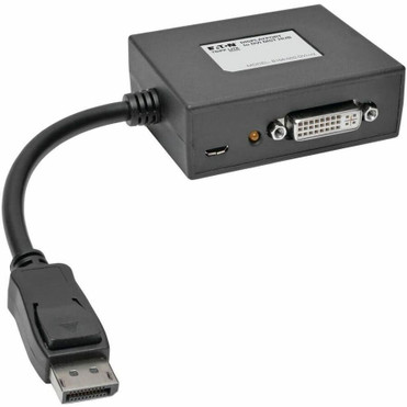 Tripp Lite by Eaton B156-002-DVI-V2 2-Port DisplayPort 1.2 to DVI MST Hub - 1920 x 1080 - DisplayPort - DVI Out - USB (Fleet Network)