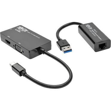 Tripp Lite series 4K Video and Ethernet 2-in-1 Accessory Kit for Microsoft Surface and Surface Pro (Fleet Network)