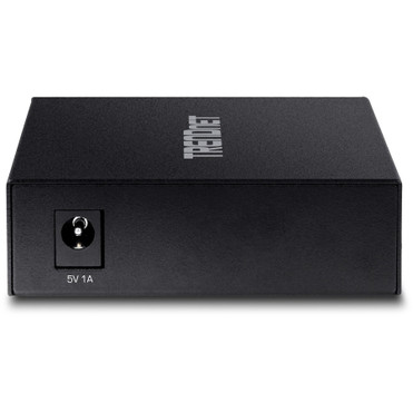 TRENDnet 100 Base-T to 100 Base-FX Multi-Mode SC Fiber Converter; Standalone; 10/100 Mbps Auto-MDIX Fast Ethernet Port; Fiber up to 2 (TFC-FMSC)