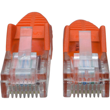 Tripp Lite series Cat5e 350 MHz Snagless Molded UTP Patch Cable (RJ45 M/M), Orange, 25 ft - 25 ft (7.62 m) Category 5e Network Cable - (N001-025-OR)