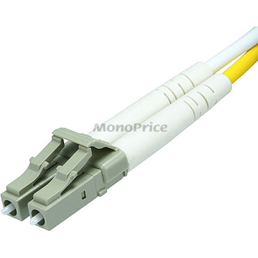 Monoprice 10Gb Fiber Optic Cable, LC/ST, Multi Mode, Duplex - 3 Meter (50/125 Type) - Aqua - 9.8 ft Fiber Optic Network Cable for - 2 (6397)