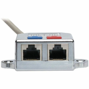 Tripp Lite series 2-to-1 RJ45 Splitter Adapter Cable, 10/100 Ethernet Cat5/Cat5e (M/2xF), 0.5 ft - Network (RJ-45) (N035-001)