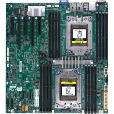 Supermicro H11DSI-NT Server Motherboard - AMD Chipset - Socket SP3 - Extended ATX - EPYC Processor Supported - 2 TB DDR4 SDRAM Maximum (Fleet Network)