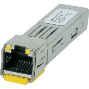 Allied Telesis SP SFP (mini-GBIC) Module - For Data Networking - 1 x RJ-45 Duplex 10/100/1000Base-T LAN - Twisted PairGigabit Ethernet (Fleet Network)
