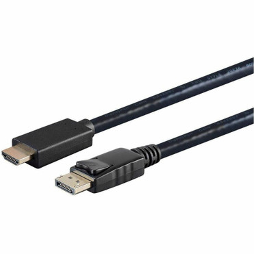 Monoprice DisplayPort 1.1 to HDTV Cable, 6ft - 6 ft (1.83 m) DisplayPort/HDMI A/V Cable for Audio/Video Device, HDTV - First End: 1 x (Fleet Network)