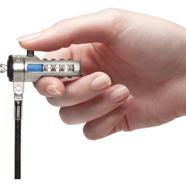 Kensington N17 Serialized Combination Lock for Wedge Slots 25-Pack - 6 ft (1.83 m) Cable - Preset - 4-digit - Combination Lock - Black (K65010WW)