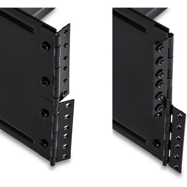 TRENDnet 4U 19-inch Hinged Wall Mount Bracket for Patch Panels and PDU Power Strips, TC-WP4U, Supports EIA-310, Steel Construction, & (TC-WP4U)