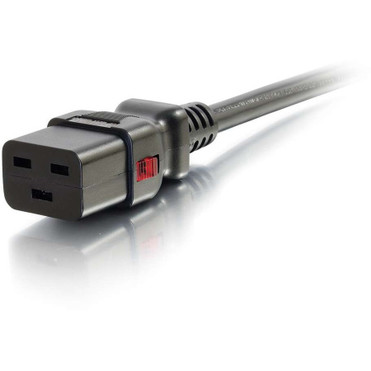 C2G Standard Power Cord - For Switch, Server, Computer - 250 V AC / 15 A - Black - 1 ft (0.30 m) Cord Length - IEC 60320 C19 / IEC C20 (10363)