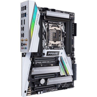 Asus Prime X299-DELUXE II Desktop Motherboard - Intel X299 Chipset - Socket R4 LGA-2066 - Intel Optane Memory Ready - ATX - Core - 128 (PRIME X299-DELUXE II)