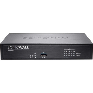SonicWall TZ300P Network Security/Firewall Appliance - 5 Port - 10/100/1000Base-T - Gigabit Ethernet - DES, 3DES, MD5, SHA-1, AES AES (Fleet Network)