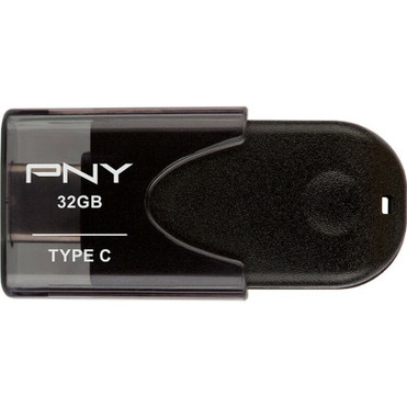 PNY Elite Type-C USB 3.1 Flash Drive - 32 GB - USB 3.1 Type C - 1 Year Warranty (P-FD32GTBAT4TC31-GE)