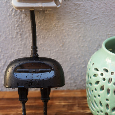 Kasa Smart Outdoor Plug - 1 x AC Power Plug - 125 V AC / 15 A - Kasa Smart, Alexa, Google Assistant, Microsoft Cortana, SmartThings (KP400)