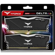 T-Force DELTA RGB 16GB (2 x 8GB) DDR4 SDRAM Memory Kit - For Motherboard, Desktop PC - 16 GB (2 x 8GB) - DDR4-3600/PC4-28800 DDR4 - - (Fleet Network)