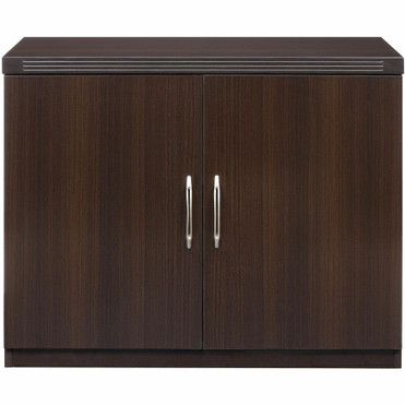 Safco Aberdeen Series Storage Cabinet - File Drawer(s) - 2 Door(s) - 1 Shelve(s) - Material: Medium Density Fiberboard (MDF), Laminate (Fleet Network)
