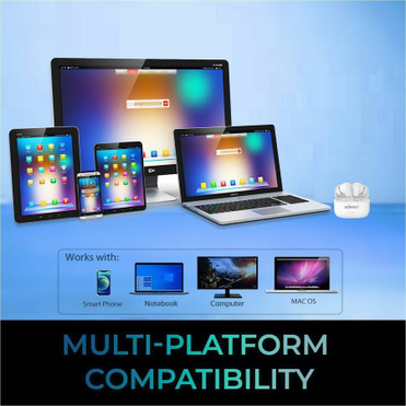 Adesso Xtream T2 Bluetooth Wireless Earbuds with ANC and Built-in Microphone - Stereo - True Wireless - Bluetooth - 32.8 ft (10 m) - - (Xtream T2)