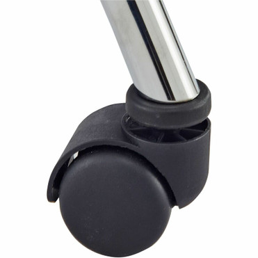 Safco Valore High Back Training Chair - Black Seat Color - Foam Seat Material - Red Back Color - Steel, Chrome Frame Material - High - (TSH2BR)