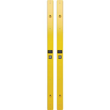 Tripp Lite series Vertical Cable Manager - Finger Duct with Cover, Yellow, 6 ft. (1.8 m) - Vertical Cable Manager - Yellow - Steel - 2 (SRCABLEDUCTVRTF)