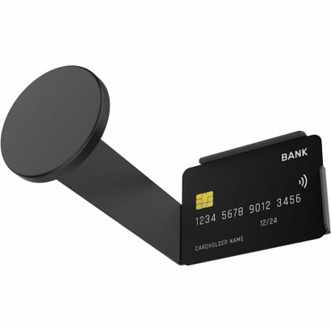 CTA Digital ID And Card Holder With Magnetic Attachment For Card Scanning (Black) - 2.20" (55.88 mm) Height x 4.70" (119.38 mm) Width (ADD-IDMAG)