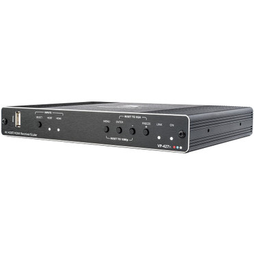 Kramer VP-427X 4K Auto-Switcher/Scaler Receiver over Long-Reach HDBaseT - 4K - Twisted Pair - 1 x 1 - Display - 1 x HDMI Out (Fleet Network)