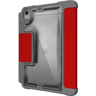 STM Goods Dux Plus Rugged Carrying Case (Folio) Apple iPad mini (6th Generation), iPad mini (2024) iPad mini - Red - Drop Resistant, - (Fleet Network)