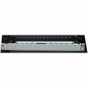 Tripp Lite series N48LSS-16X16 Spine-Leaf MPO Panel, 16 x 16 Ports, 1U - 32 Port(s) - 1U High - Black - 19" Wide - Rack-mountable (N48LSS-16X16)
