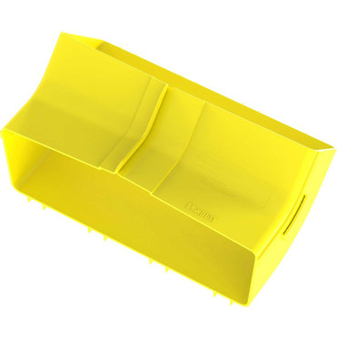 Panduit FiberRunner&reg; Inside Vertical 45&deg; - Yellow - Polycarbonate - 1 Pack (Fleet Network)