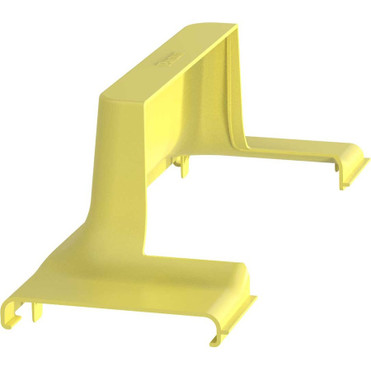 Panduit FiberRunner&reg; Cover for Spillover Junction - Yellow - 13.6" (346.20 mm) Length - Polycarbonate - 1 Pack (FRSPJC412LYL)