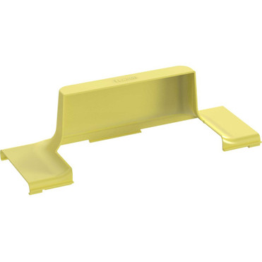Panduit FiberRunner&reg; Cover for Spillover Junction - Yellow - 13.6" (346.20 mm) Length - Polycarbonate - 1 Pack (FRSPJC412LYL)