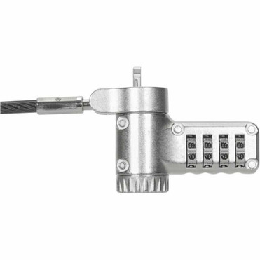 Targus DEFCON Ultimate Universal Serialized Dual Head Converter Combination Lock - 1 ft (0.30 m) Cable - 4-digit - Patented Lock - - - (ASP96DGLX-25S)