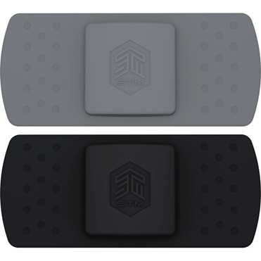 STM Goods Smarter AirTag Keeper - 0.49" (12.45 mm) Height x 4.59" (116.59 mm) Width x 2.01" (51.05 mm) Depth - Silicone - Sticky - 2 (Fleet Network)