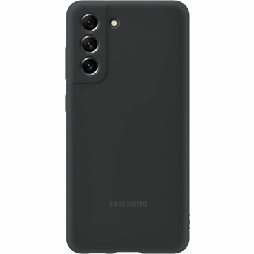 Samsung Galaxy S21 FE 5G Silicone Cover - For Samsung Galaxy S21 FE 5G Smartphone - Black - Silicone (EF-PG990TBEGCA)
