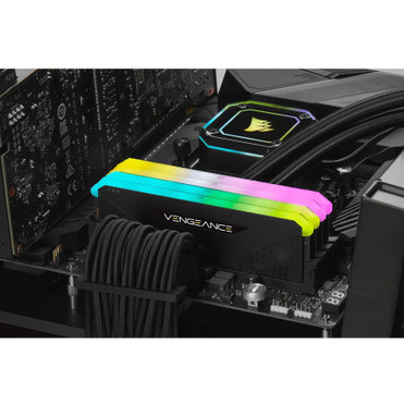 Corsair Vengeance RGB RS 64GB (2 x 32GB) DDR4 DRAM 3200MHz C16 Memory Kit - For Desktop PC, Motherboard - 64 GB (2 x 32GB) - DDR4 - - (CMG64GX4M2E3200C16)