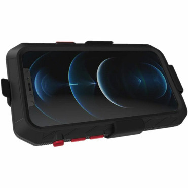 The Joy Factory aXtion Go Rugged Carrying Case (Holster) Apple iPhone 12 Smartphone - Water Resistant, Shock Proof, Shock Absorbing, - (CPA304H)