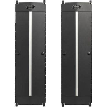 Tripp Lite series SRCABLEVRT12HD Cable Organizer - Finger Duct - Black (SRCABLEVRT12HD)