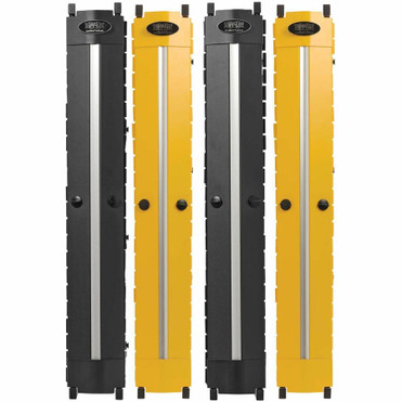 Tripp Lite series SRCABLEVRT6HD2F Cable Organizer - Finger Duct - Black, Yellow (SRCABLEVRT6HD2F)