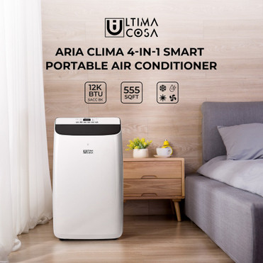 Ultima Cosa Aria Clima 4-in-1 Smart Portable Air Conditioner - Cooler, Heater - 8000 BTU/h Cooling Capacity - 10500 BTU/h Heating - - (TAC-08CHPD/MV)