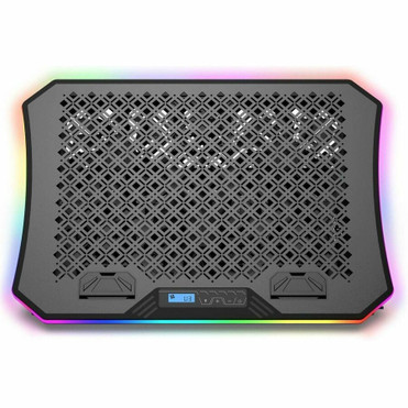Aluratek Ergonomic USB Laptop Cooling Pad with RGB Lights - Notebook Support - 3 Fan(s) - 1900 rpm (Fleet Network)