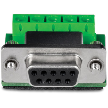 TRENDnet RS232 to RS422/RS485 Converter Adapter - 1 x DB-9 RS-232 Serial - Female - 1 x Terminal Block RS-422/485 Serial (TI-S100)