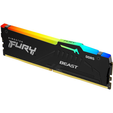 Kingston FURY Beast 8GB DDR5 SDRAM Memory Module - For Desktop PC, Motherboard - 8 GB (1 x 8GB) - DDR5-5600/PC5-44800 DDR5 SDRAM - MHz (KF556C40BBA-8)