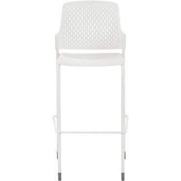 Safco Next Bistro Chair - Polypropylene, Plastic Seat Material - Polypropylene Back Material - Tubular Steel, Steel Frame Material - - (Fleet Network)