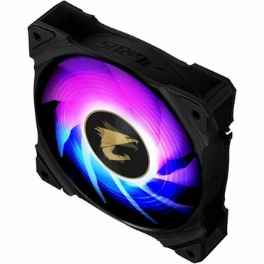 Aorus 120 ARGB FAN - 4.72" (120 mm) Maximum Fan Diameter - 1 x Fan(s) - 40.85 CFM (69.40m³/h) Maximum Airflow - 1700 rpm - Sleeve - - (GP-AR120RFAN)