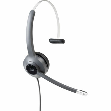 Cisco 521 Headset - Mono - Mini-phone (3.5mm) - Wired - 90 Ohm - 50 Hz to 18 kHz - Over-the-head - Monaural - Supra-aural - Electret, (Fleet Network)