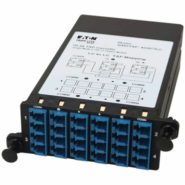 Tripp Lite series N482TAP-4SM73LC Singlemode TAP Cassette, 70/30 - 12 Port(s) - 12 x Duplex (N482TAP-4SM73LC)