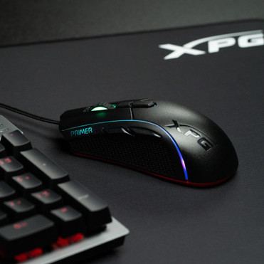 XPG PRIMER Gaming Mosue - Optical - Cable - Black - USB Type A - 12000 dpi - Scroll Wheel (75260144)